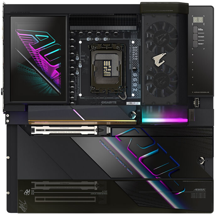 GIGABYTE Z890 Aorus Xtreme AI Top Mainboard, Sockel LGA 1851, Intel Z890, eATX, DDR5