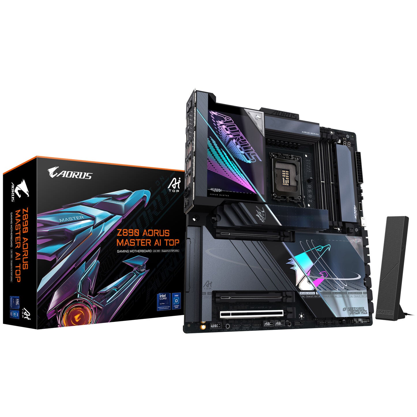 GIGABYTE Z890 Aorus Master AI Top Mainboard, Sockel LGA 1851, Intel Z890, eATX, DDR5