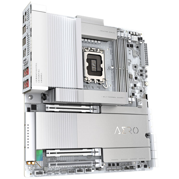 GIGABYTE Z890 AERO D Mainboard, Sockel LGA 1851, Intel Z890, ATX, DDR5