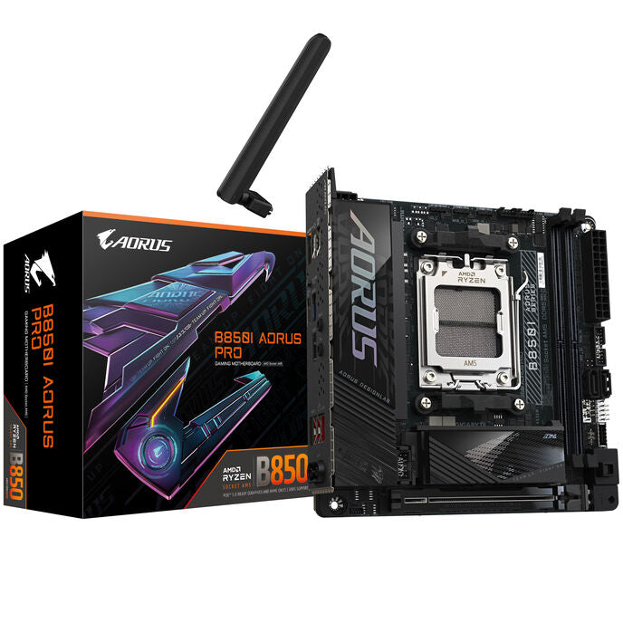 GIGABYTE B850I Aorus Pro, AMD B850 Mainboard - Sockel AM5, DDR5
