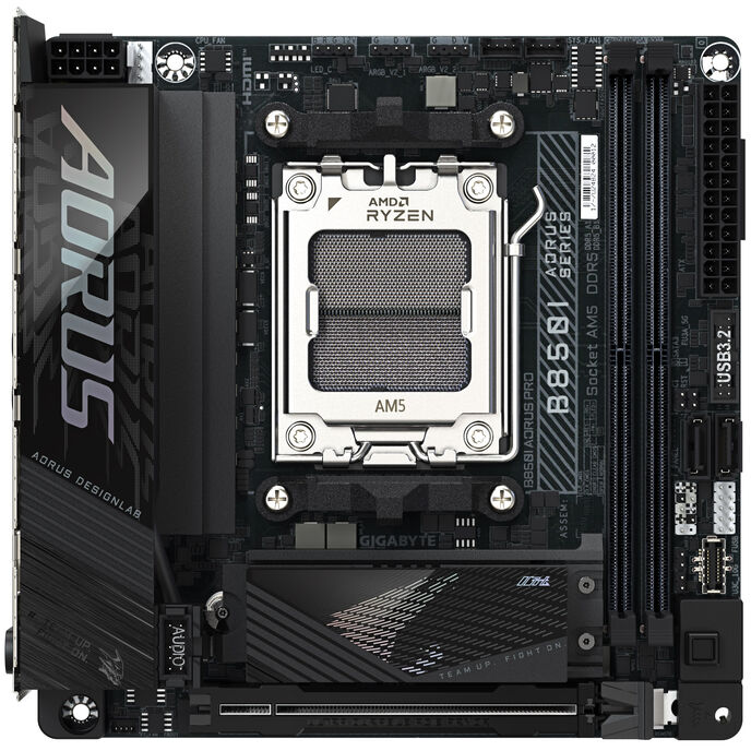 GIGABYTE B850I Aorus Pro, AMD B850 Mainboard - Sockel AM5, DDR5