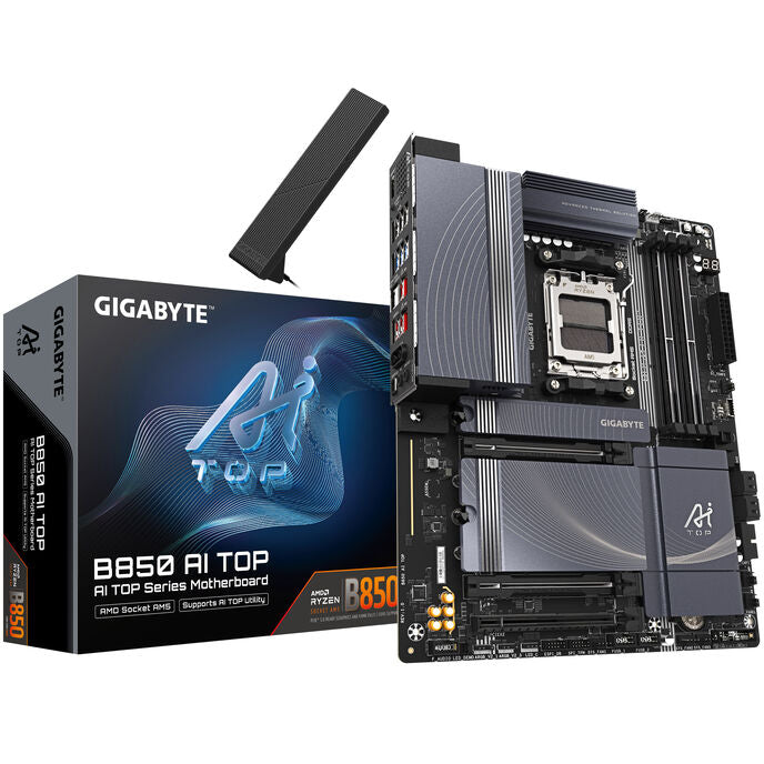 GIGABYTE B850 AI TOP, AMD B850 Mainboard - Sockel AM5, DDR5