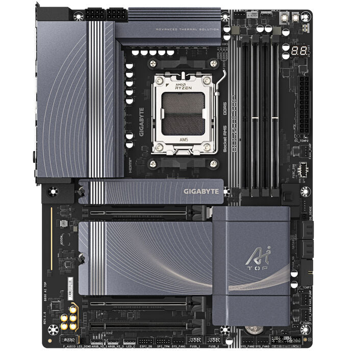 GIGABYTE B850 AI TOP, AMD B850 Mainboard - Sockel AM5, DDR5