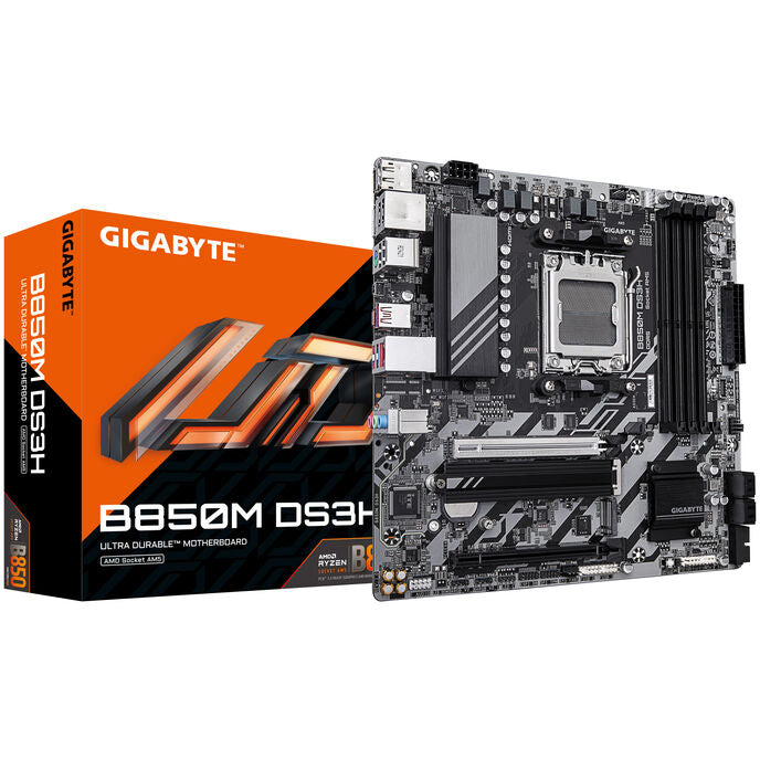 GIGABYTE B850M DS3H, AMD B850 Mainboard - Sockel AM5, DDR5