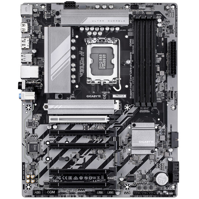 GIGABYTE B860 DS3H WiFi6E Mainboard, Sockel LGA 1851, Intel B860, ATX, DDR5