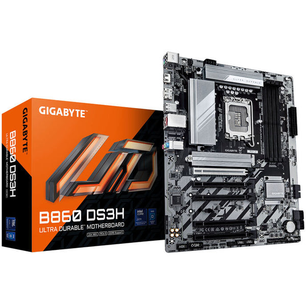GIGABYTE B860 DS3H Mainboard, Sockel LGA 1851, Intel B860, ATX, DDR5