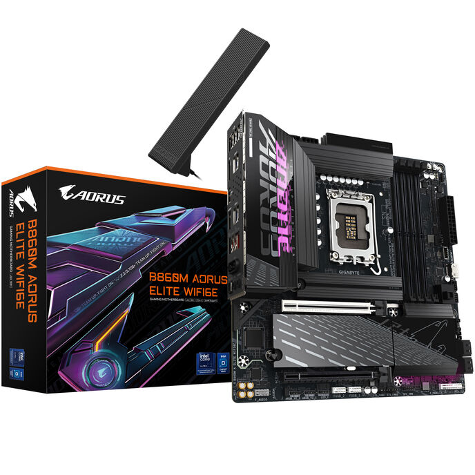 Gigabyte B860M AORUS ELITE WIFI6E DDR5 Micro ATX
