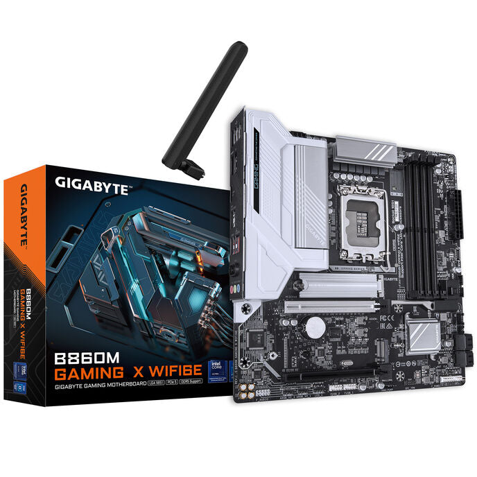 GIGABYTE B860M Gaming X WiFi6E Mainboard, Sockel LGA 1851, Intel B860, mATX, DDR5