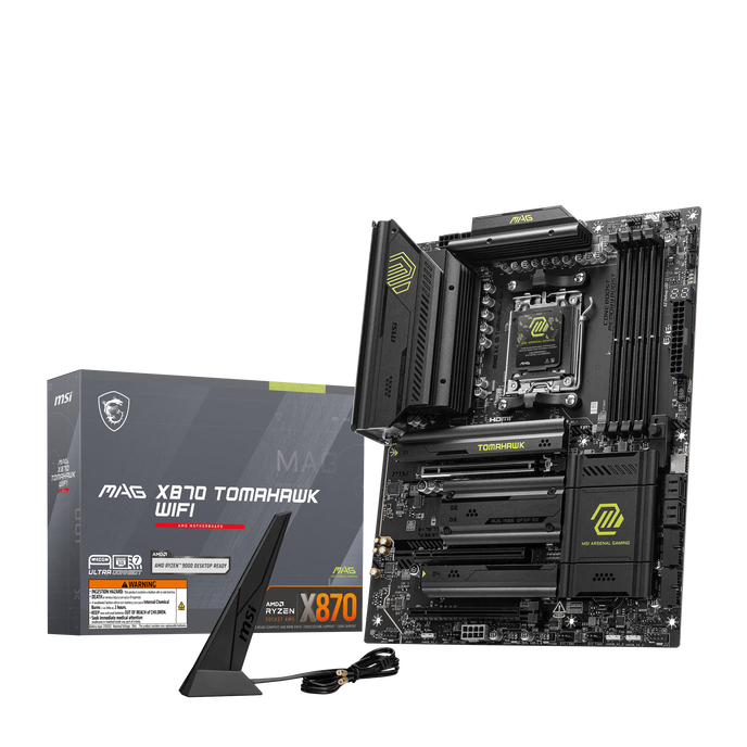 MSI MAG X870 Tomahawk WiFi Mainboard, Sockel AM5, AMD X870, ATX, DDR5