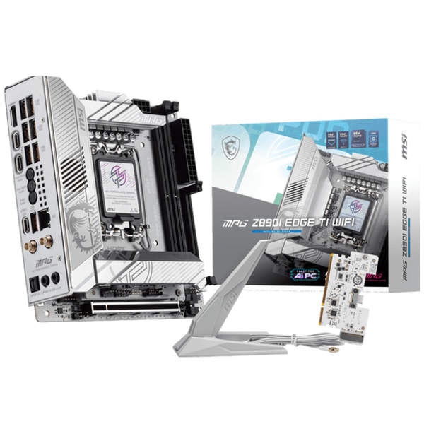 MSI MPG Z890I Edge TI WIFI Mainboard, Sockel 1851, Intel Z890, ATX, DDR5