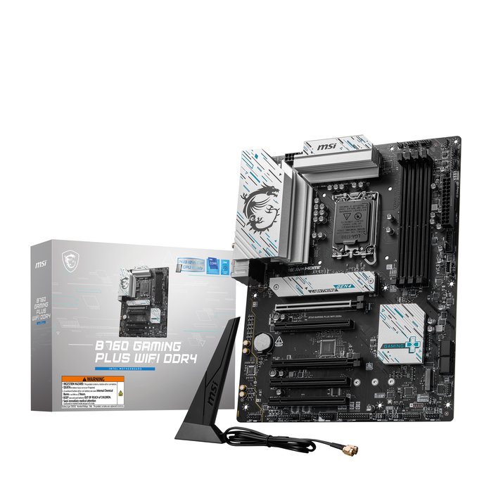 MSI B760 Gaming Plus WiFi, Intel B760 Mainboard - Sockel 1700, DDR4