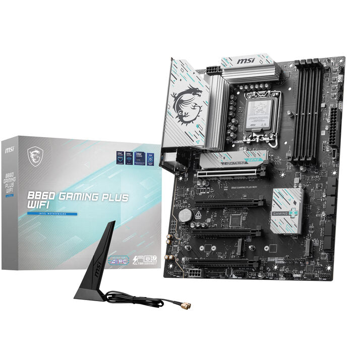MSI B860 Gaming Plus WiFi Mainboard, Sockel LGA 1851, Intel B860, ATX, DDR5