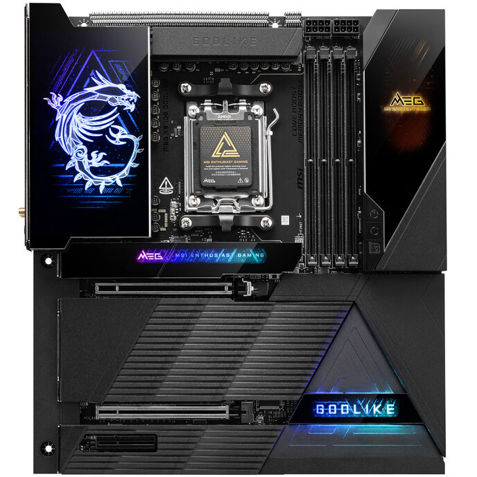 MSI MEG X870E Godlike Mainboard, Sockel AM5, AMD X870E, E-ATX, DDR5
