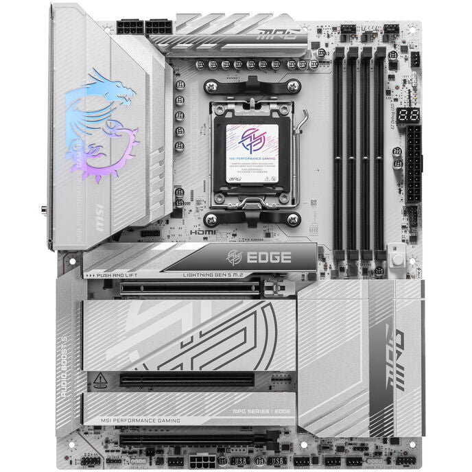 MSI MPG X870E Edge TI WiFi Mainboard, Sockel AM5, AMD X870E, ATX, DDR5