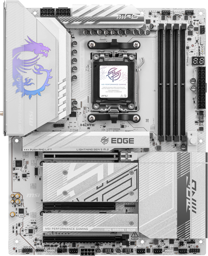 MSI B850 MPG EDGE TI WIFI AM5 DDR5 ATX