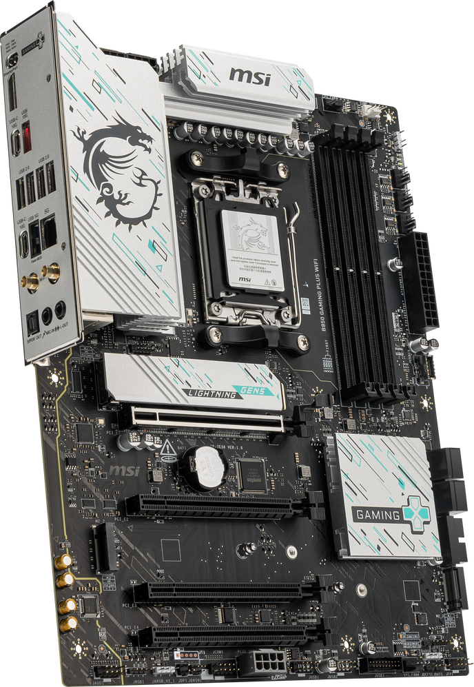 MSI B850 Gaming Plus WiFi Mainboard, Sockel AM5, AMD B850, ATX, DDR5