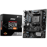 MSI B450M-A PRO Max II Mainboard, Sockel AM5, AMD B450, mATX, DDR5