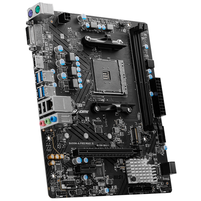 MSI B450M-A PRO Max II Mainboard, Sockel AM5, AMD B450, mATX, DDR5