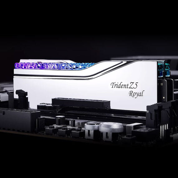 G.Skill Trident Z5 Royal 64GB (2x32GB) DDR5 6400 CL32 Silver (Mirror Finish)