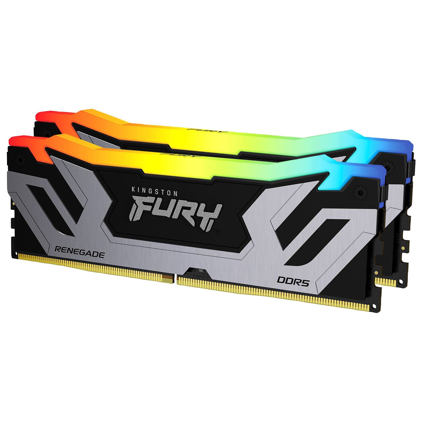 Kingston Fury Renegade RGB DDR5-8400 RAM, CL40, XMP 3.0, CUDIMM - 48 GB Dual-Kit, silber