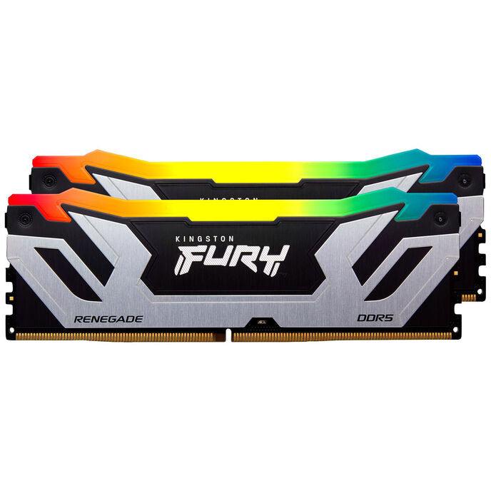 Kingston Fury Renegade RGB DDR5-8400 RAM, CL40, XMP 3.0, CUDIMM - 48 GB Dual-Kit, silber