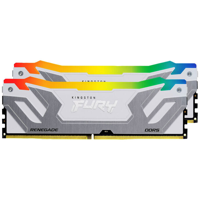Kingston Fury Renegade RGB DDR5-8400 RAM, CL40, XMP 3.0, CUDIMM - 48 GB Dual-Kit, weiß
