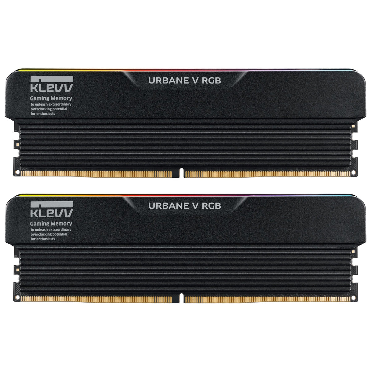 Klevv 32GB (16GBx2) URBANE V RGB 6000MHz CL30 DDR5 Kit Black Speichermodul