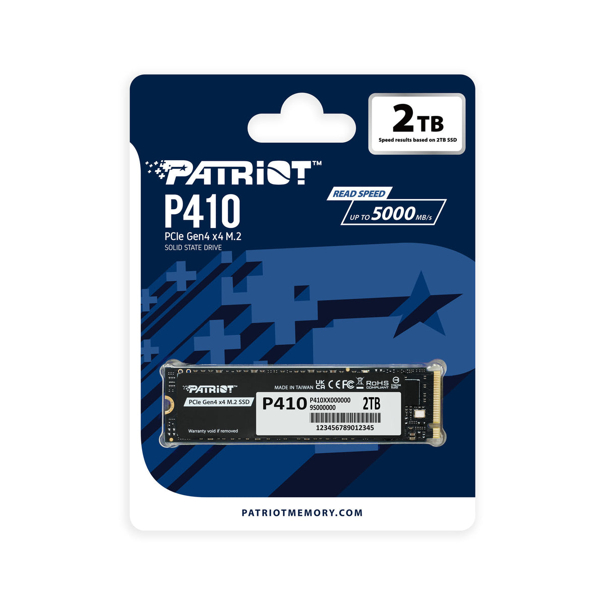 M.2 2TB Patriot P410 PCIe 4.0 5000/4500