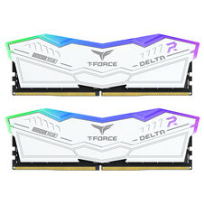 TEAMGROUP T-Force Delta RGB Blanc DDR5-6000 CL30 32 Go (2x16 Go)