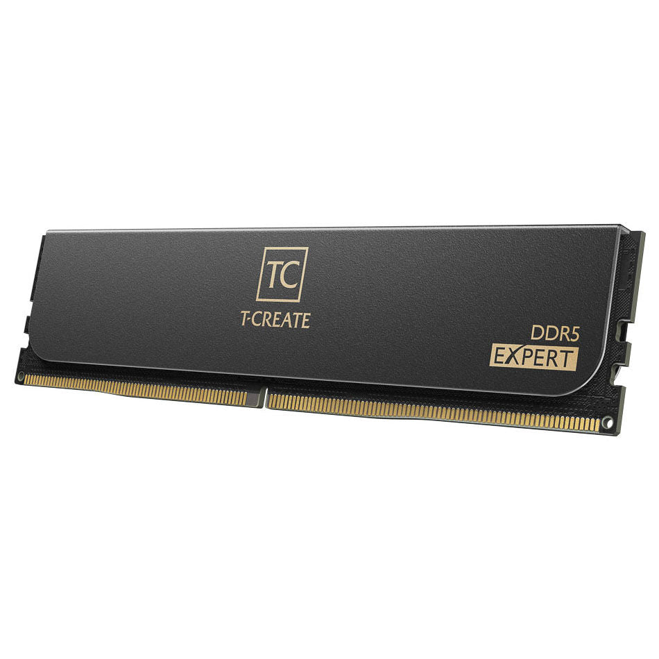 TEAMGROUP T-Create Expert 128GB (2x64GB) DDR5-6400 CL42 Black / Gold