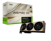 MSI GeForce RTX 5070 Ti INSPIRE 3X 16GB GDDR7 Black/ Gold