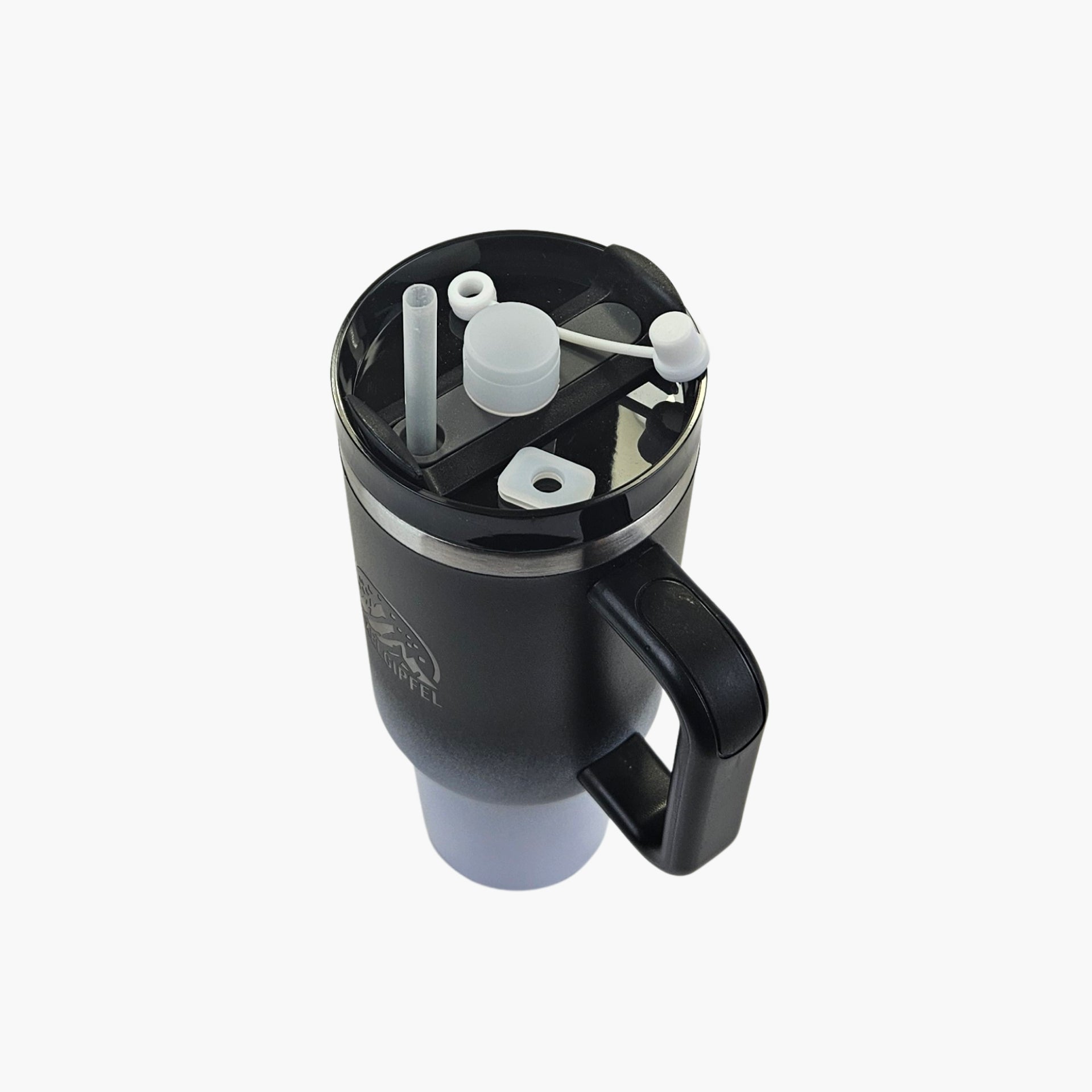 Pixelgipfel Tumbler Schwarz