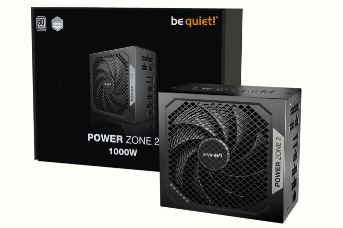 be quiet! Power Zone 2 80 PLUS Platinum Netzteil, vollmodular, ATX 3.1, PCIe 5.1 - 1.000 Watt, schwarz