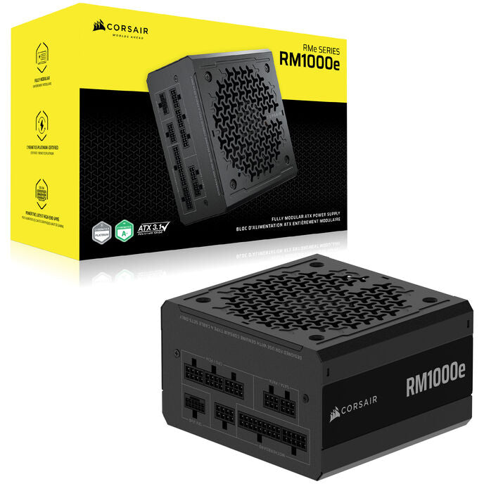 Corsair RM1000e (2025) Black ATX 1000W Fully Modular