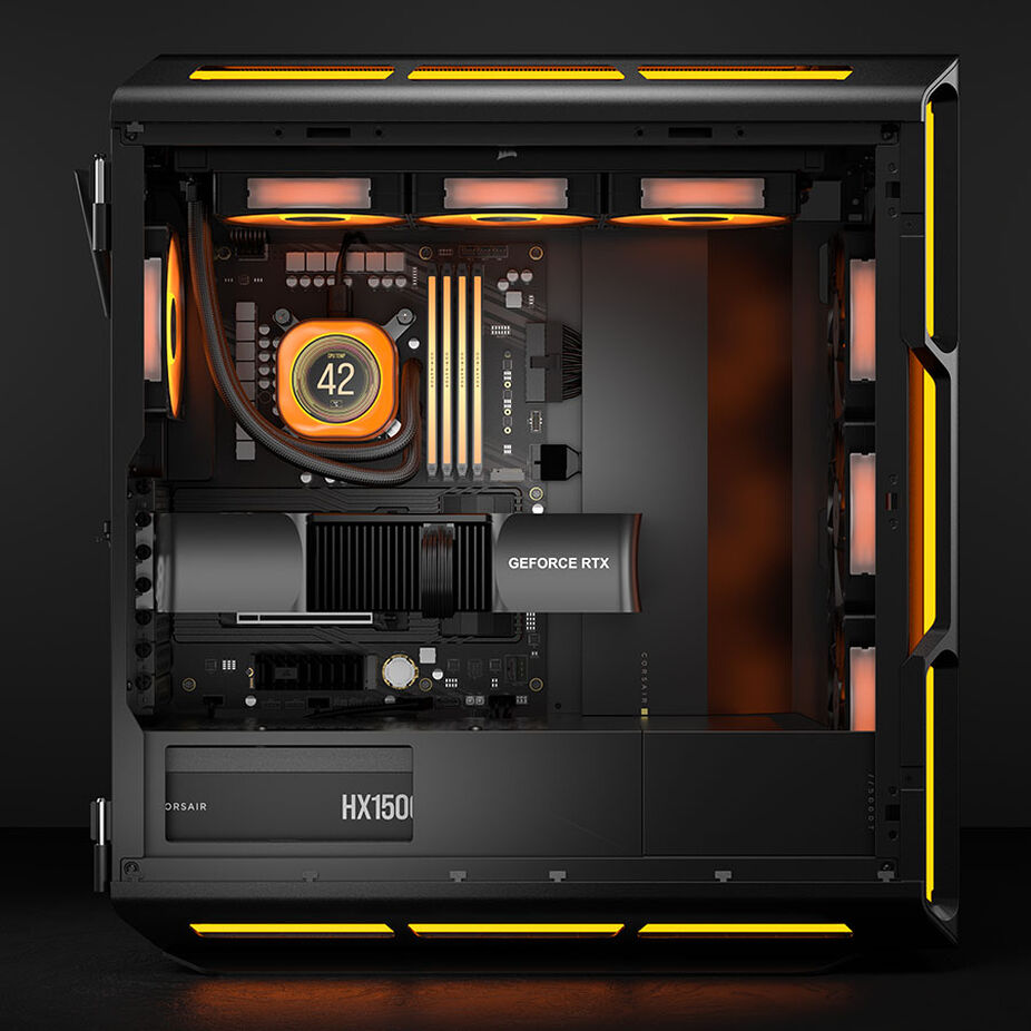 Corsair HXi Series (2025) HX1500i Netzteil 80 PLUS Platinum Netzteil, modular, ATX 3.1, PCIe 5.1 - 1.500 Watt, schwarz