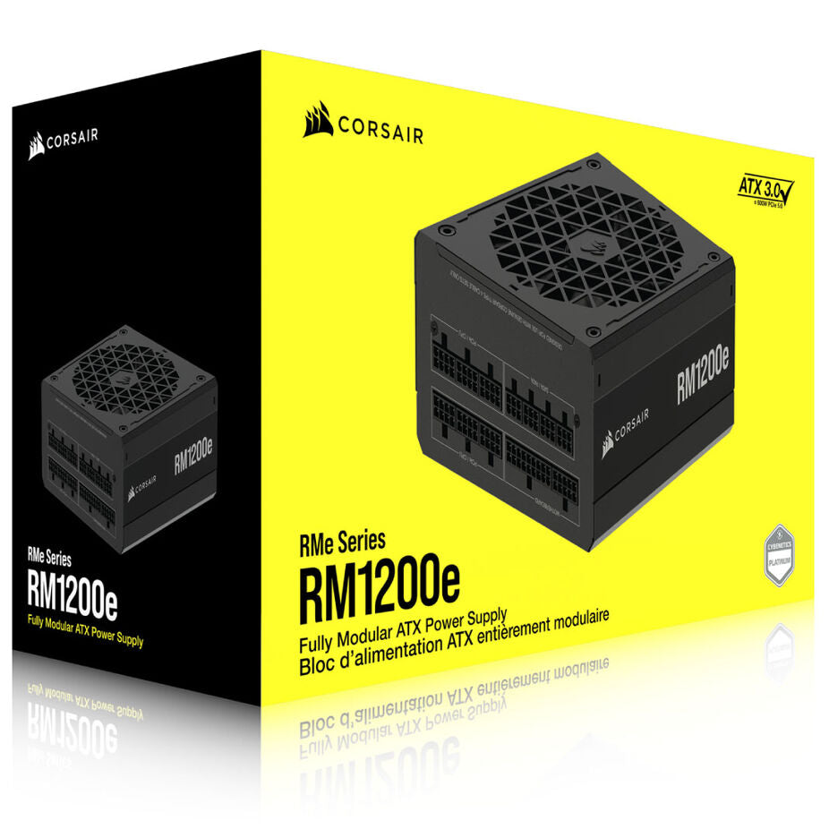 Alimentation 1200W Corsair RM1200e 80+ Gold ATX3.1 PCie5.1 (modulaire) 120mm