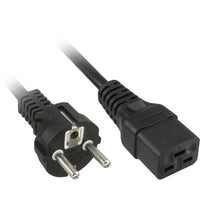 InLine Netzkabel C19, 16A, Schutzkontakt, gerade - schwarz