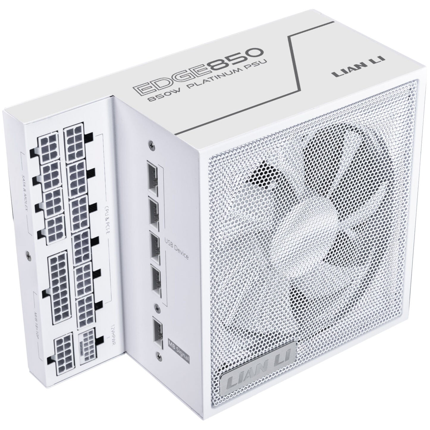 Lian Li EDGE EG0850 80 PLUS Platinum Netzteil, PCIe 5.1, ATX 3.1 - 850 Watt, weiß