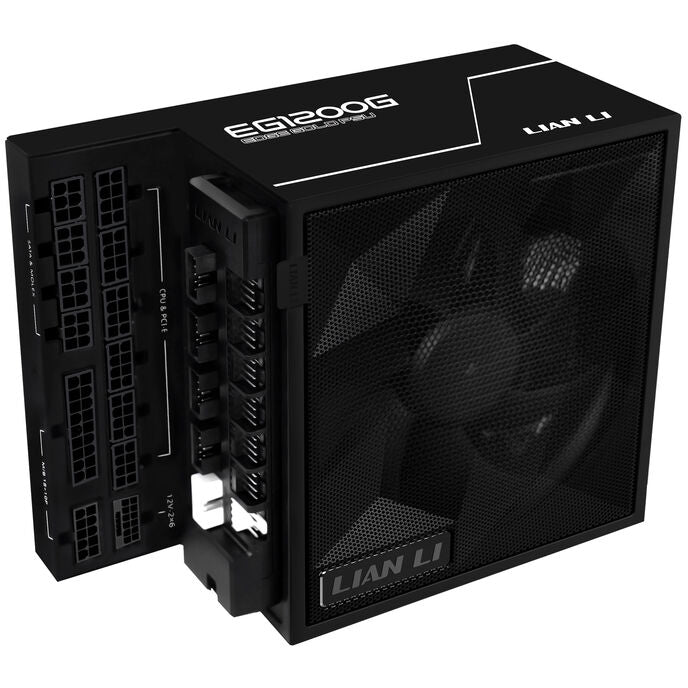 Lian Li EDGE GOLD 1200 80 PLUS Gold Netzteil, PCIe 5.1, ATX 3.1 - 1.200 Watt, schwarz, inkl. USB-Hub