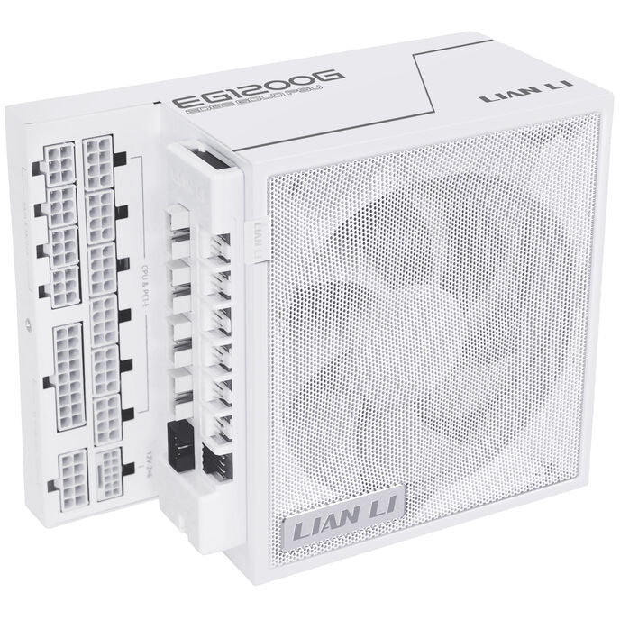 Lian Li EDGE GOLD 1200 80 PLUS Gold Netzteil, PCIe 5.1, ATX 3.1 - 1.200 Watt, weiß, inkl. USB-Hub