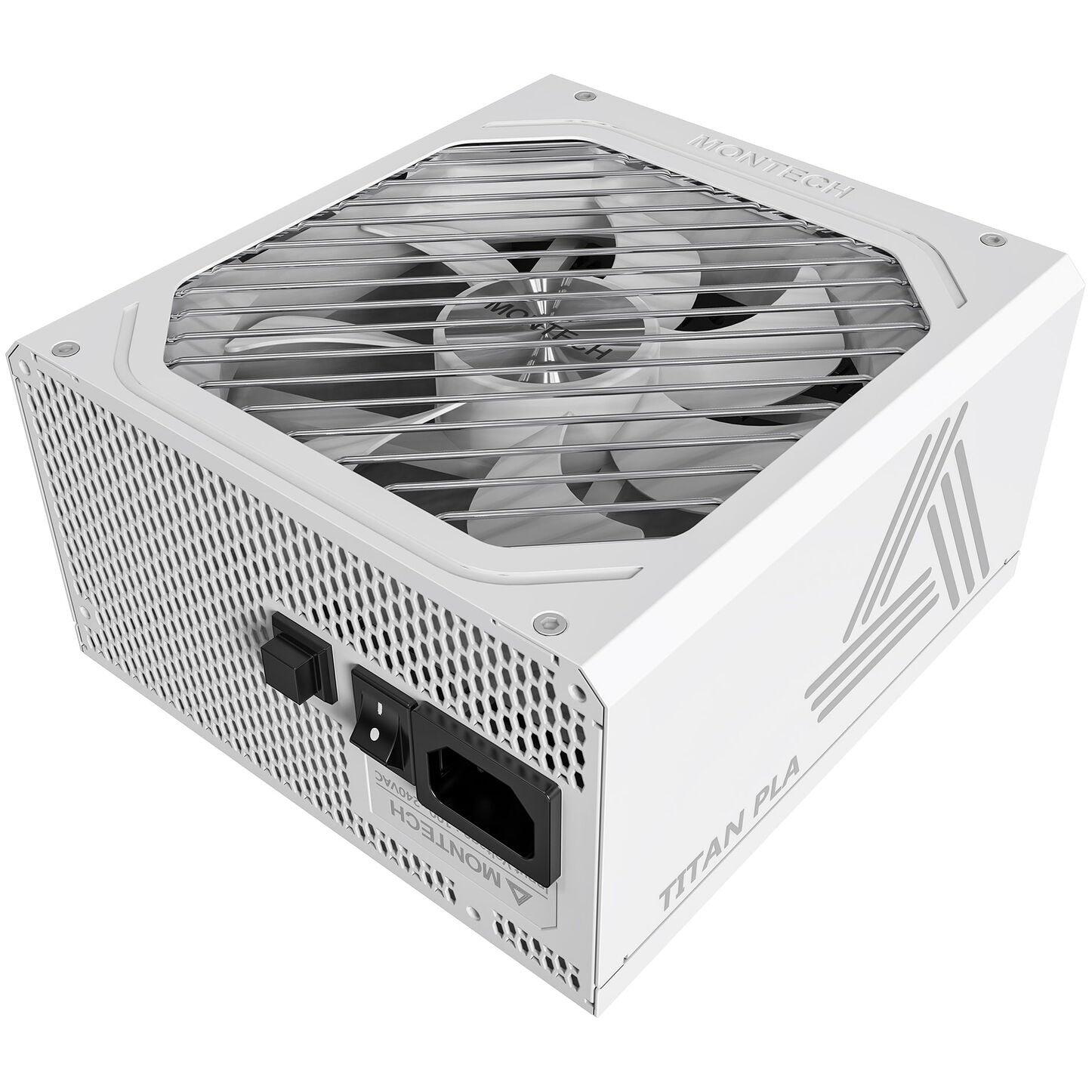 Montech Titan PLA 1000W - 80 PLUS & Cybenetics Platinum, modular, PCIe 5.1 - 1000 Watt, weiß