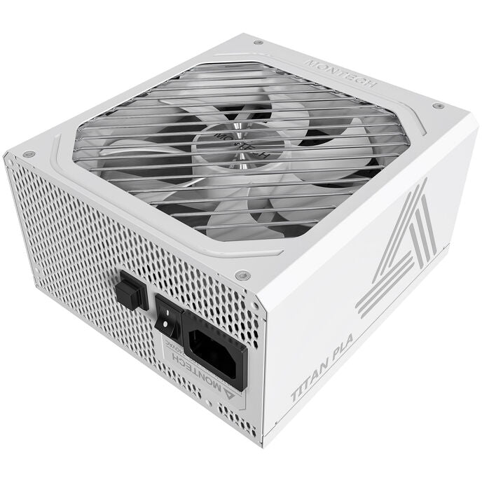 Montech Titan PLA 1200W - 80 PLUS & Cybenetics Platinum Netzteil, modular, PCIe 5.1 - 1200 Watt, weiß