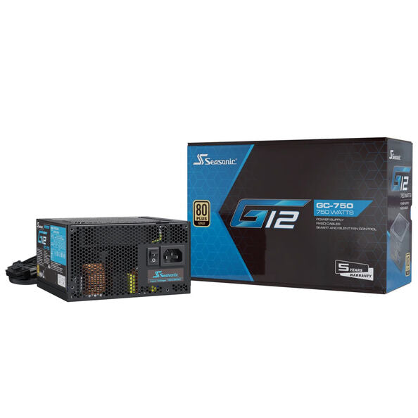 SeaSonic G12 GC Black / Blue 750W Non-Modular 80+ Gold