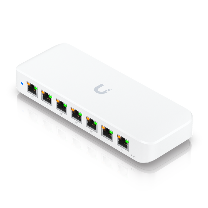 Ubiquiti UniFi Ultra 210W Netzwerkswitch, 7x 1G-RJ-45, 210 W, PoE - weiß