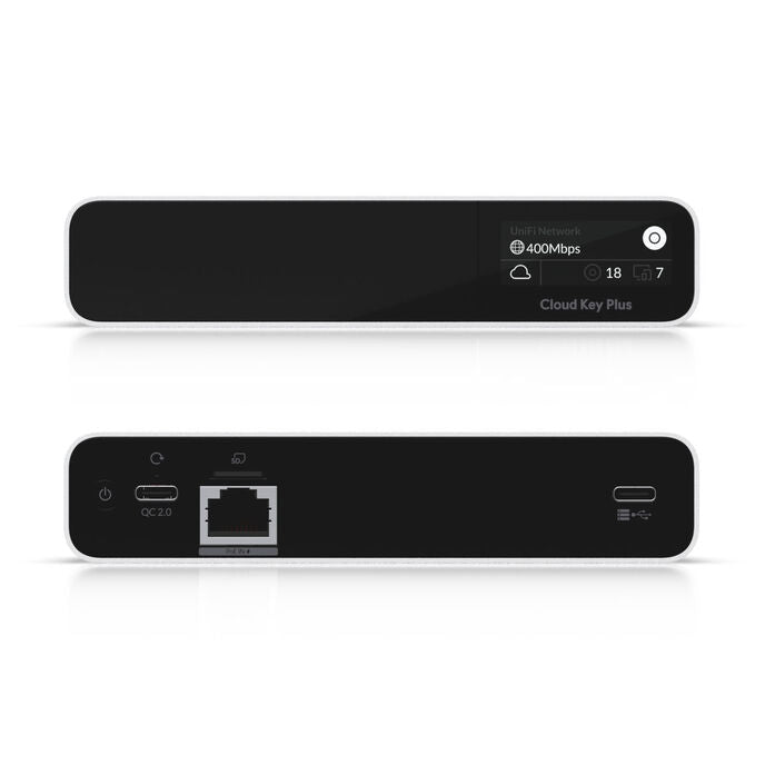 Ubiquiti UniFi CloudKey Gen2+ Controller, OLED-Display, PoE - 1 TB SSD