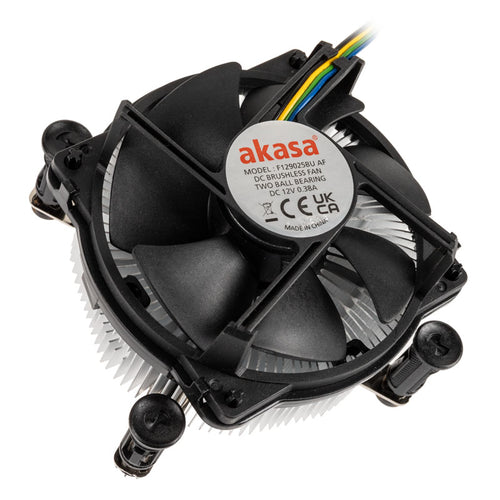 Akasa Low Profile CPU-Kühler Sockel LGA 1700, 63,2mm hoch