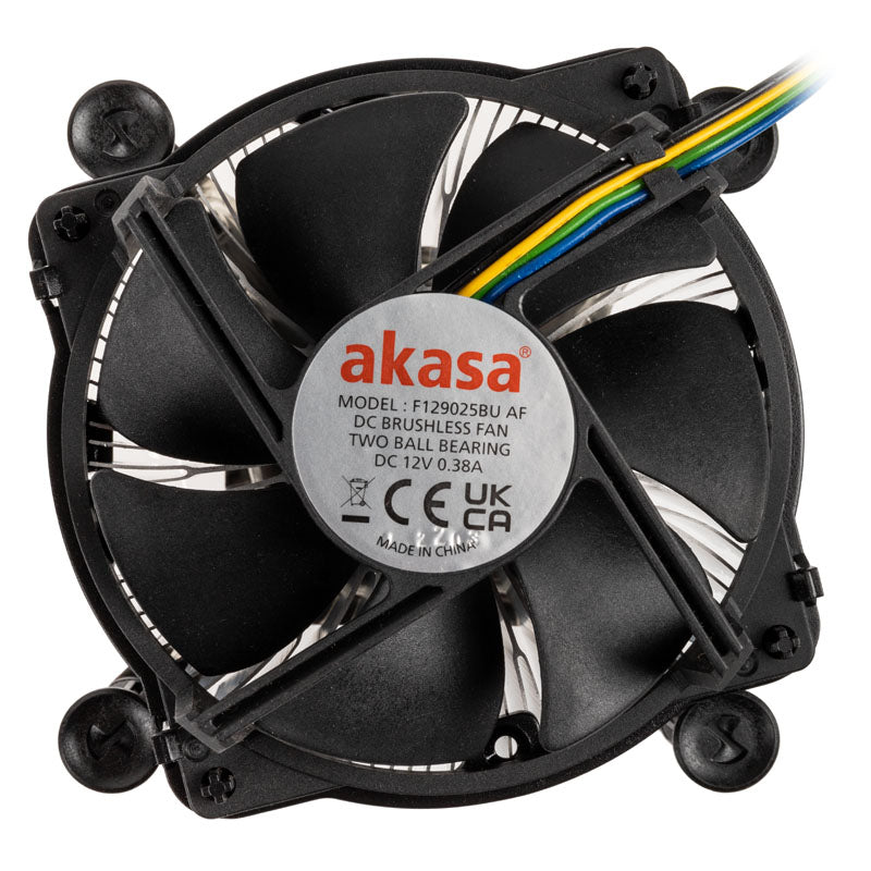 K Akasa AK-CC6606BP01 Low Profile CPU-Kühler - Sockel LGA 1700, 63,2mm hoch