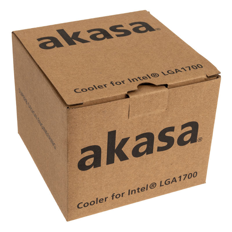 K Akasa AK-CC6606BP01 Low Profile CPU-Kühler - Sockel LGA 1700, 63,2mm hoch