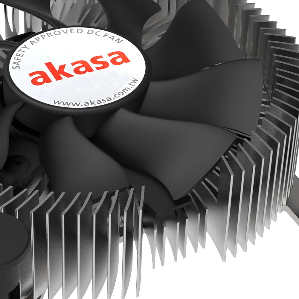 Akasa AK-CC6602HP01 Low Profile CPU-Kühler - Sockel LGA 1700, 30 mm Höhe