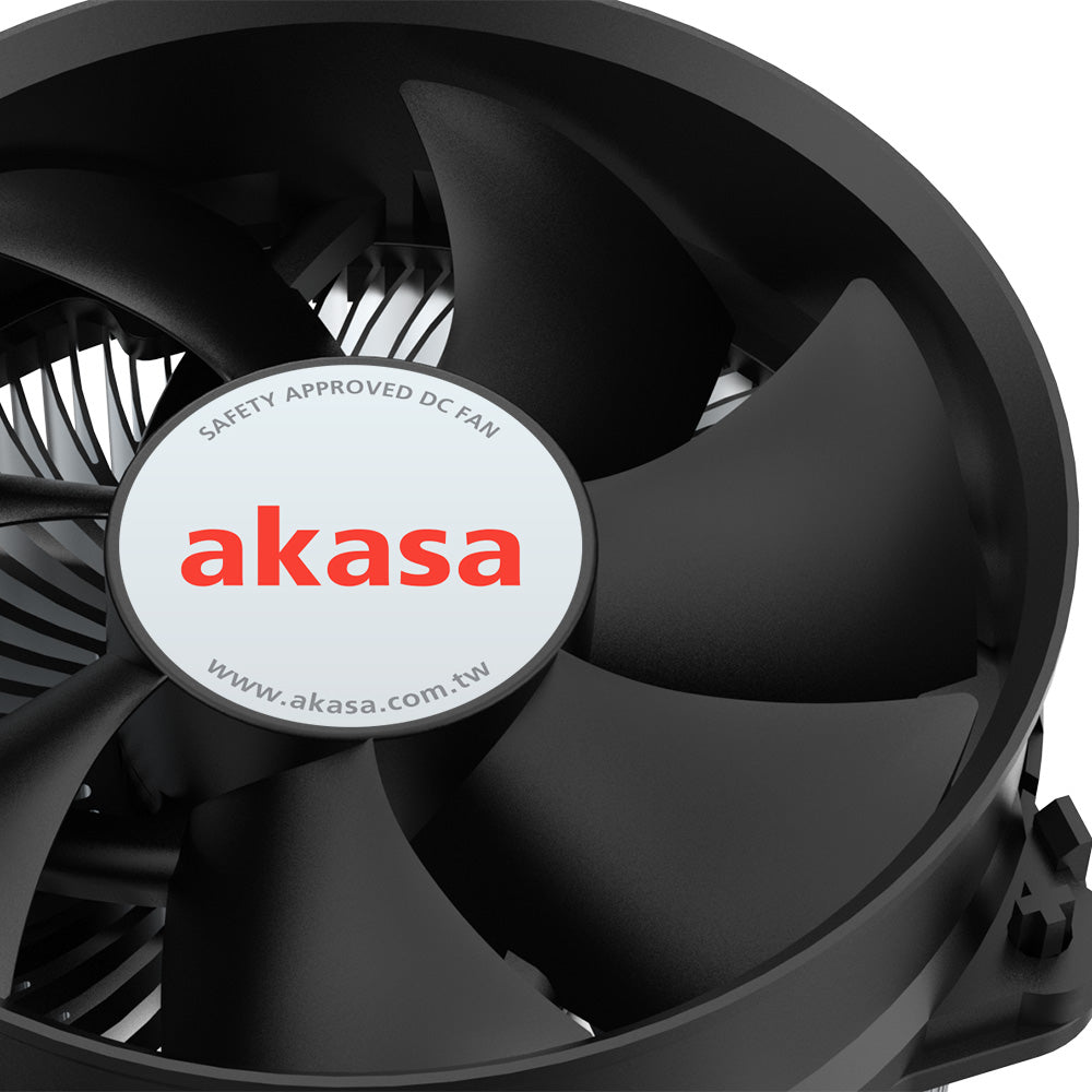 Akasa AK-CC6607EP01 Low Profile CPU-Kühler - Sockel LGA 1700, 64,5 mm Höhe
